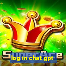 log in chat gpt